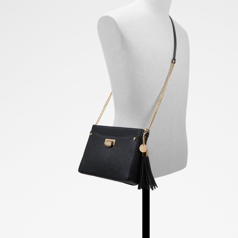 Fashion Aldo Udsolgt Gauliglet Crossbody Taske Sort