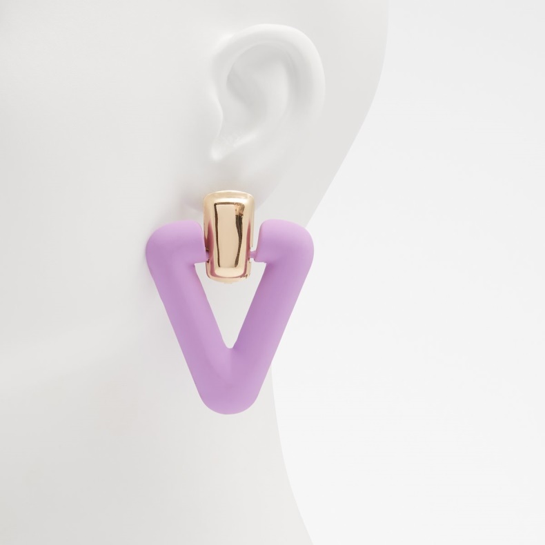 Aldo Fashion Lys Lilla Sidste Chance Gilide øreringe