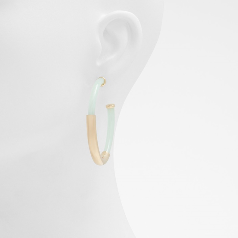 Lysegrøn Sidste Chance Giondra Hoop øreringe Aldo Mode