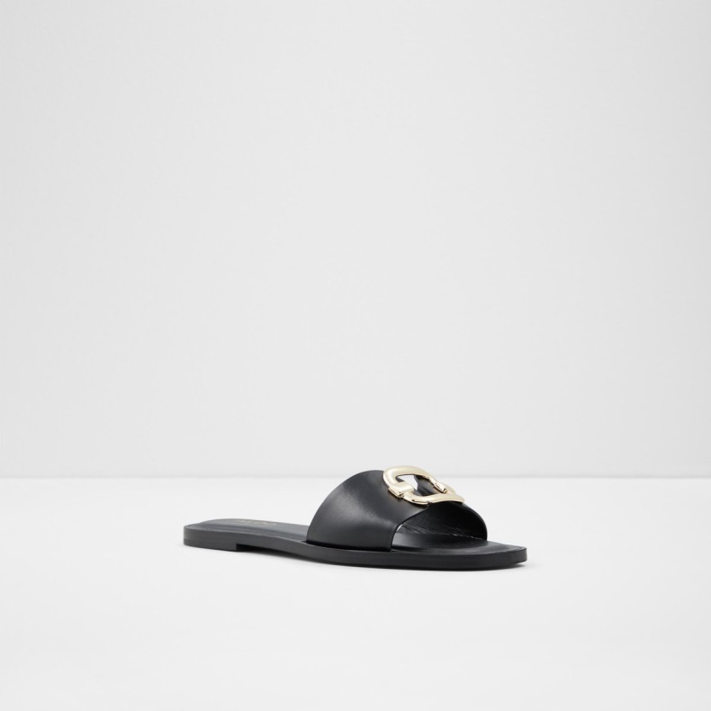 Sort Glaeswen Slide Sandal Fashion Aldo