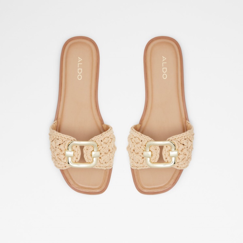 Glaeswen Slide Sandal Fashion Aldo Naturlig