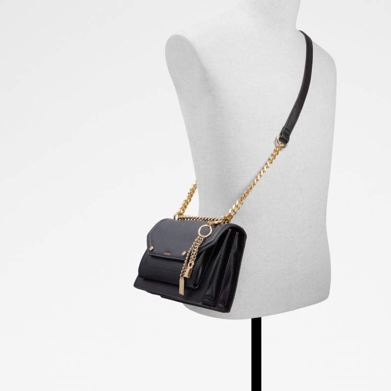 Sort Syntetisk Glat Aldo Fashion Udsolgt Gradus Crossbody Taske