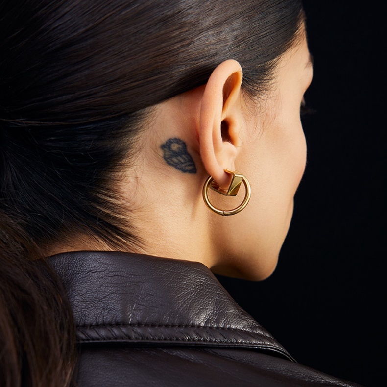 Guld Mode Aldo Sidste Chance Granak Hoop øreringe