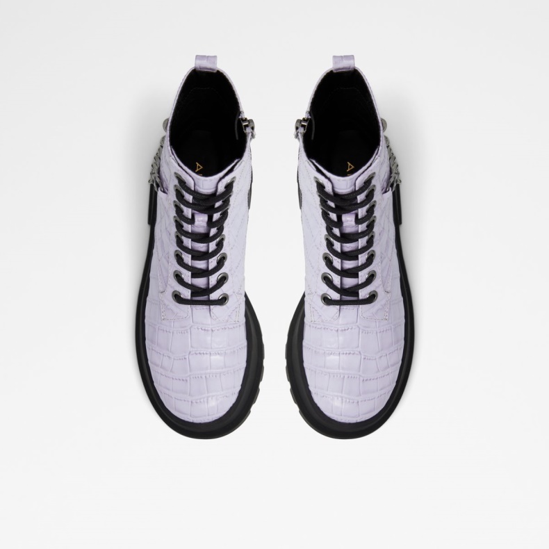 Grandeur Kampstøvler Lugsål Lilla Aldo Mode