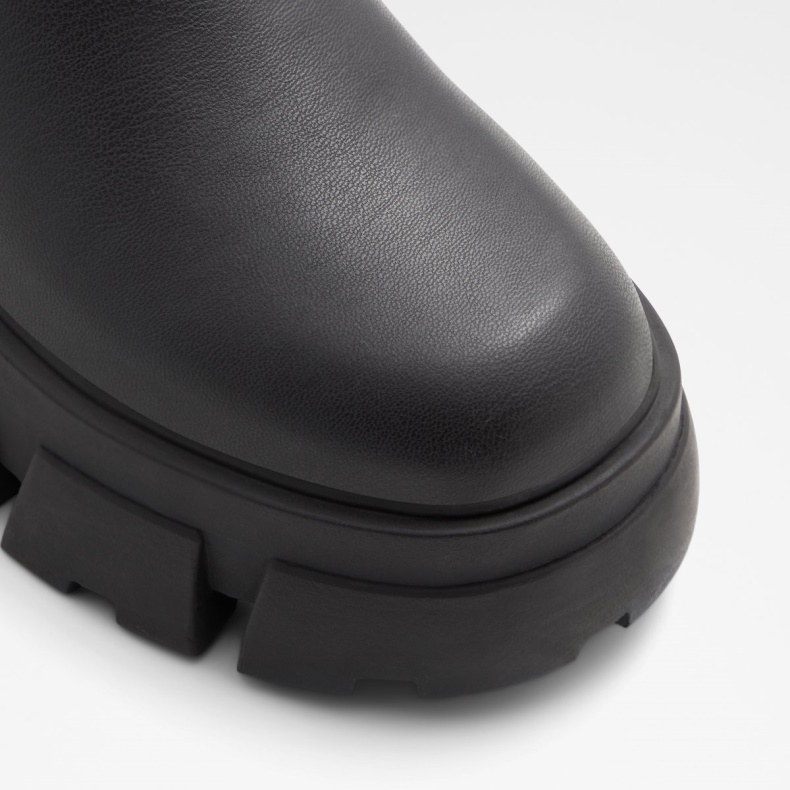 Grandsole Platform Ankel Støvle Lug Sål Mode Sort Aldo