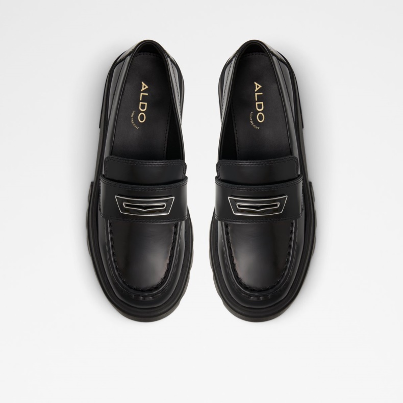 Aldo Fashion Grandwalk Loafer Lug Sål Sort