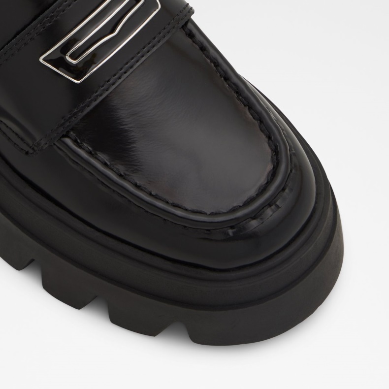 Fashion Aldo Grandwalk Loafer Lug Sål Sort