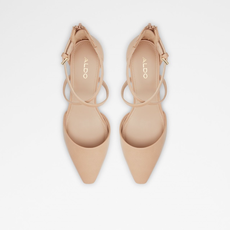 Lys Beige Grarwen Højhælede Sko Blokhæl Aldo Mode