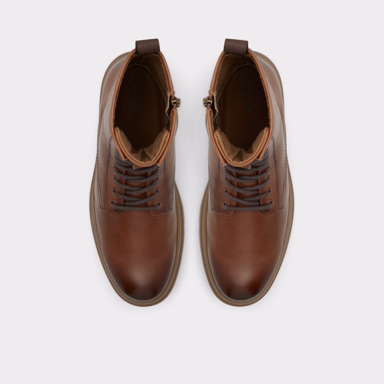 Mode Aldo Cognac Graveldiver Snørestøvle
