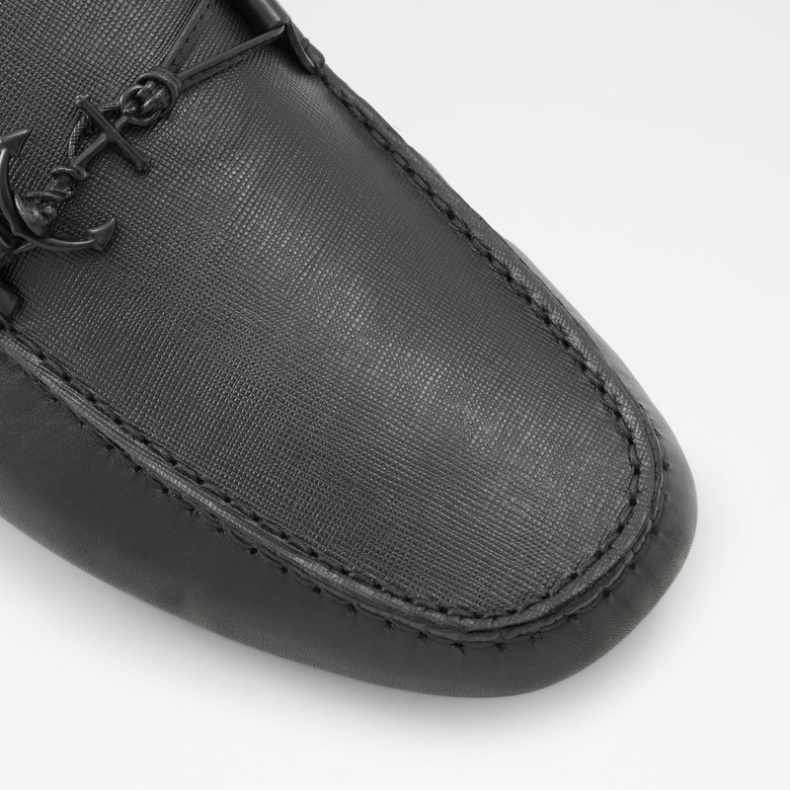 Aldo Fashion Guyaume Sort Læder Præget