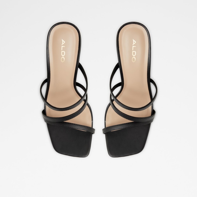 Aldo Fashion Hugar Hæl Mule Sort