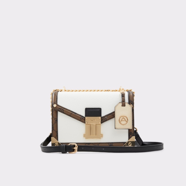 Aldo Fashion Udsolgt Iconiclub Crossbody Taske Brun Multi