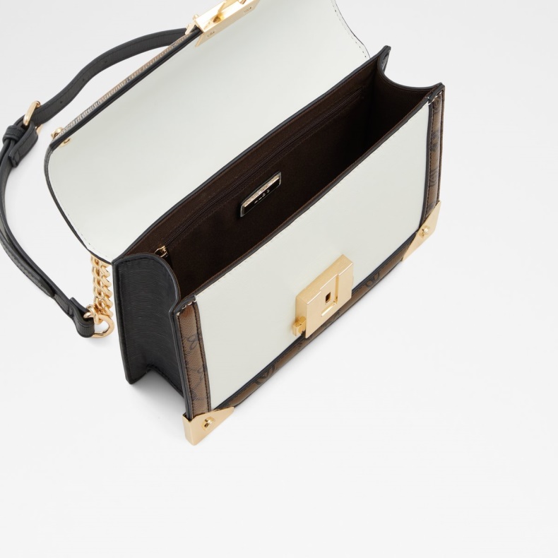 Aldo Fashion Udsolgt Iconiclub Crossbody Taske Brun Multi