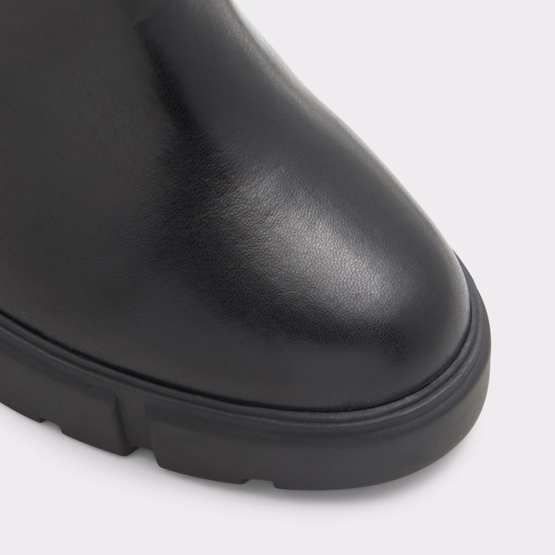 Sort Syntetisk Glat Ilanna Ankelstøvle Lugsål Fashion Aldo