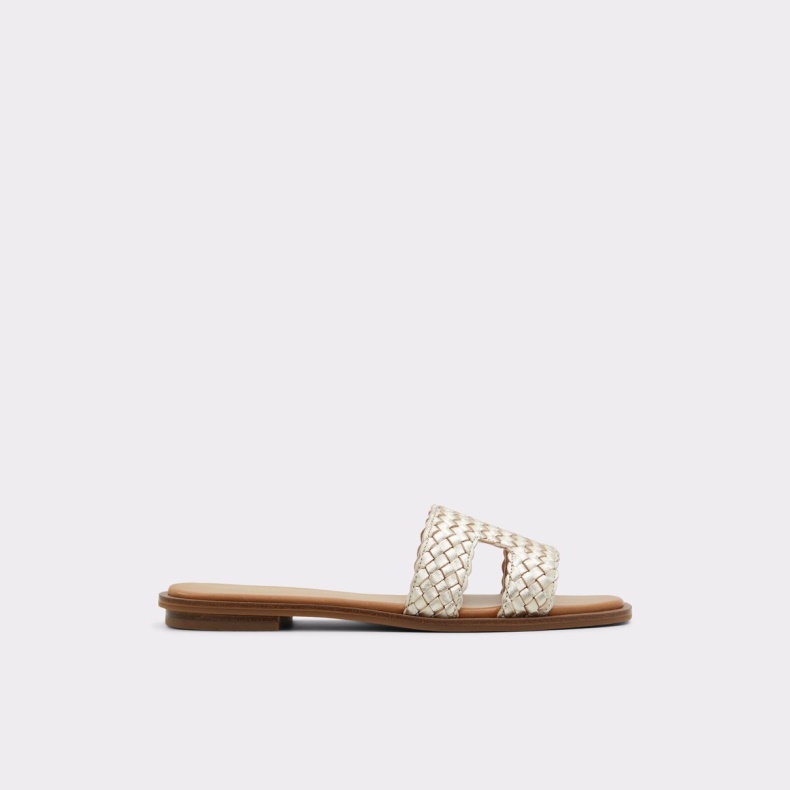 Mode Aldo Irmaos Slide Sandal Champagne