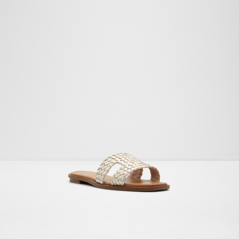 Mode Aldo Irmaos Slide Sandal Champagne