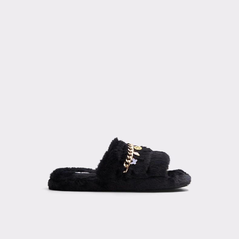 Sort-guld Multi Jennaalia Flad Sandal Fashion Aldo