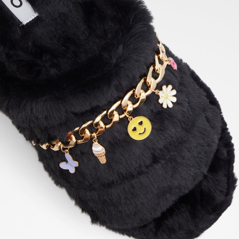 Sort-guld Multi Jennaalia Flad Sandal Fashion Aldo