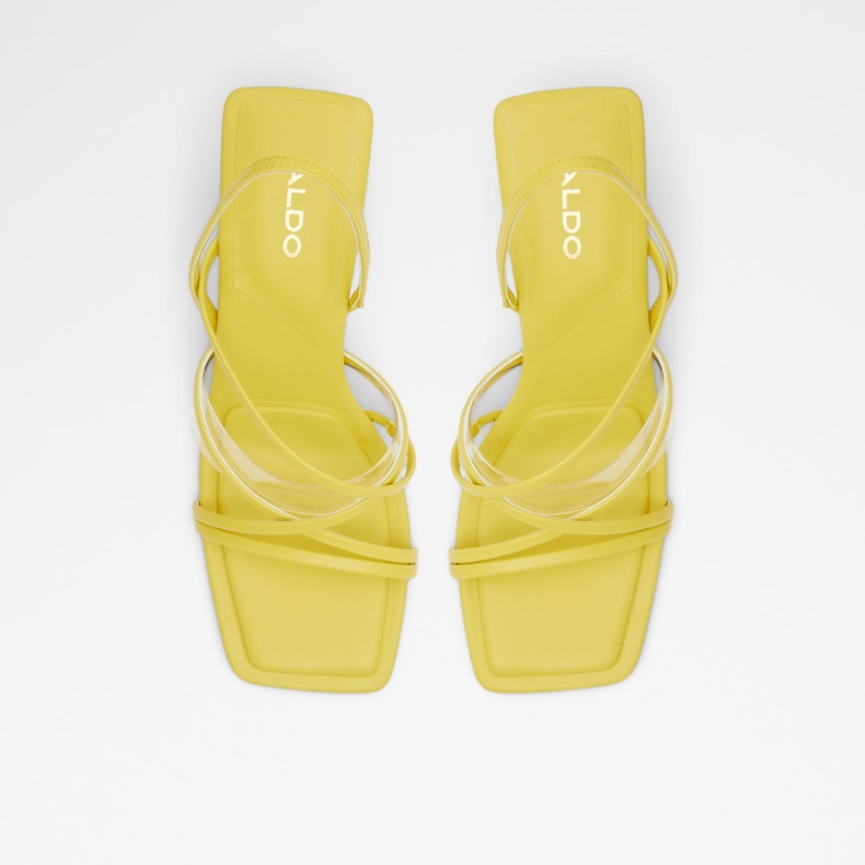 Aldo Lysegrøn Mode Jennifer Strappy Højhælet Sandal Blokhæl