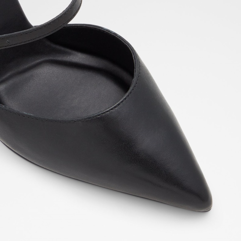 Fashion Aldo Jeriebaen Strappy Hæled Sko Stilethæl Sort