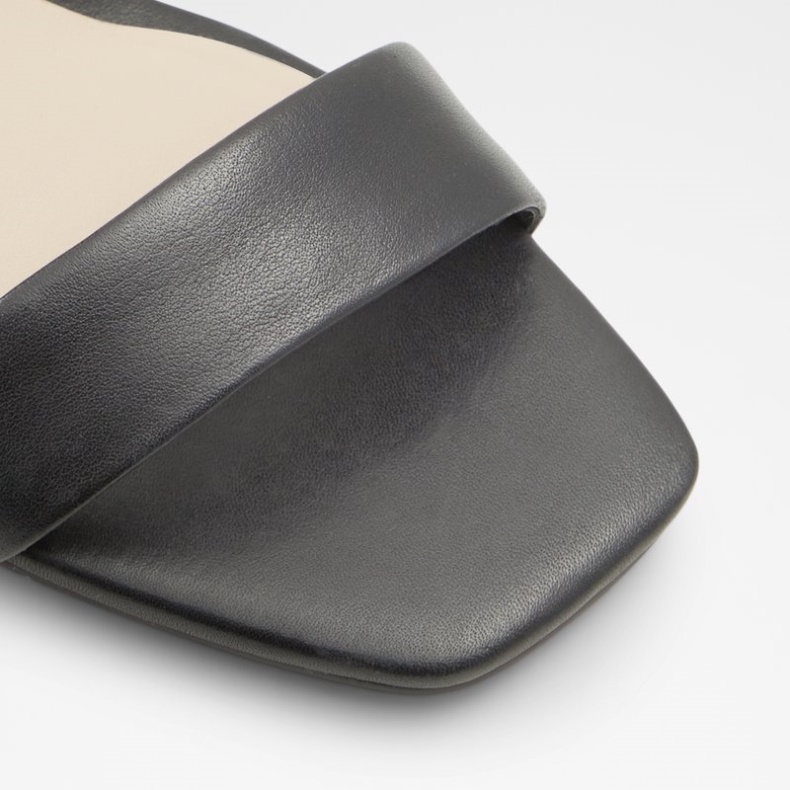 Mode Sort Læder Glat Kedeaviel Aldo