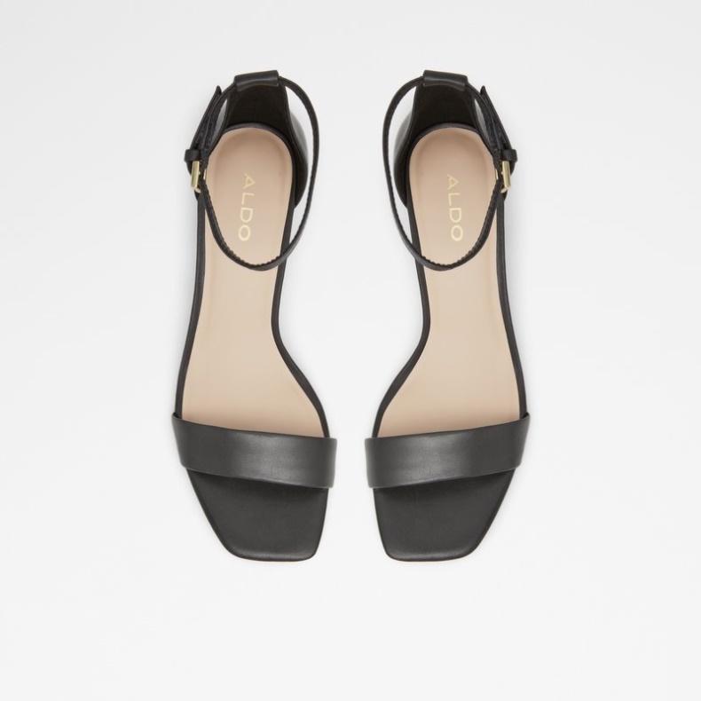 Mode Sort Læder Glat Kedeaviel Aldo