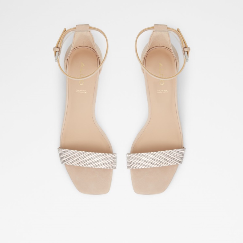 Kedeaviel Højhælede Sandal Fashion Aldo Bone Læder Blandet Materiale