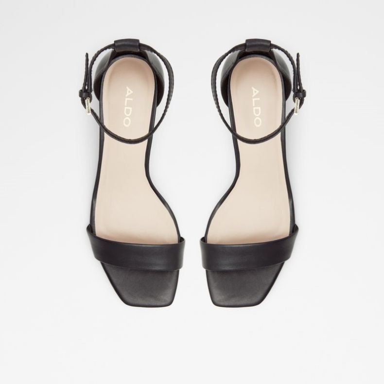 Sort Læder Glat Kedeaviel-w Aldo Mode