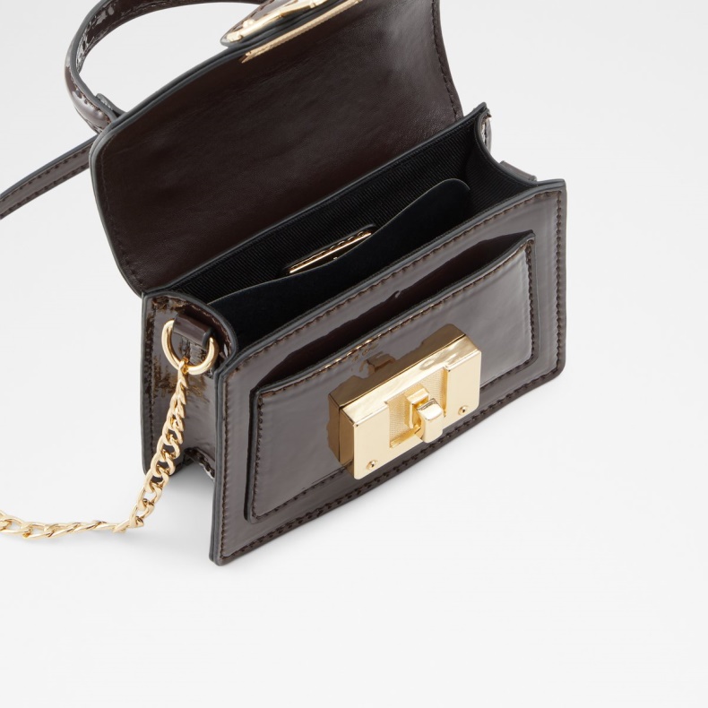 Mørkebrun Aldo Fashion Kentwell Taske Med Tophåndtag