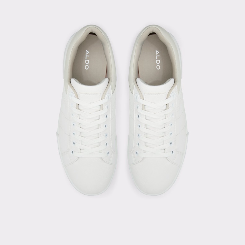 Hvid Mode Aldo Ny Ankomst Kolbovic Lav Top Sneaker Cup Sål