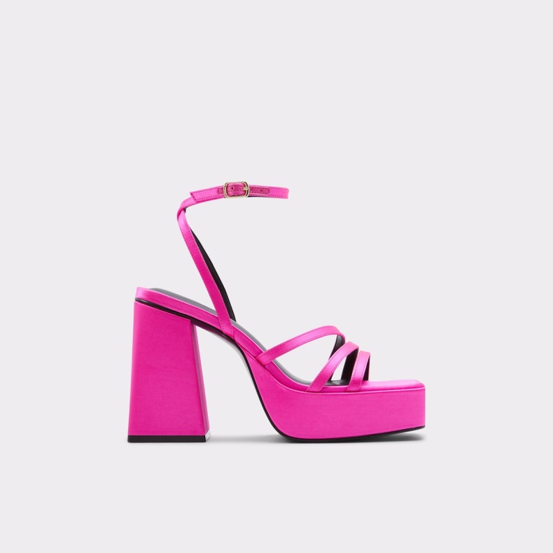 Landabriver Strappy Sandal Platform Lys Pink Aldo Mode