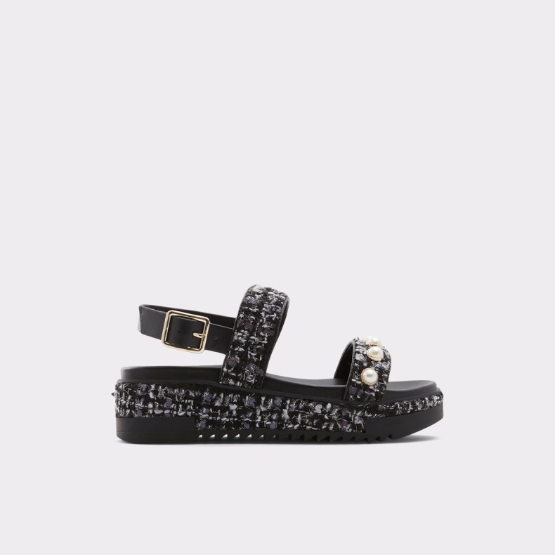 Sort Mode Aldo Lapalma Kile Sandal Fladform