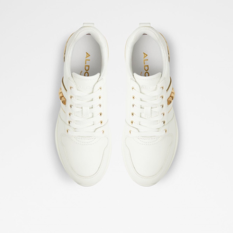 Aldo Hvid Fashion Larose Kile Sneaker Kilehæl