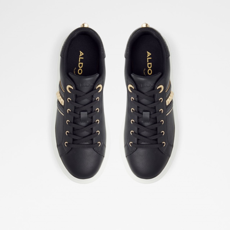 Sort Ny Ankomst Larou Lav Top Sneaker Platform Mode Aldo