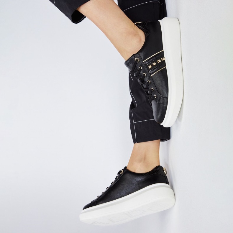 Sort Ny Ankomst Larou Lav Top Sneaker Platform Mode Aldo