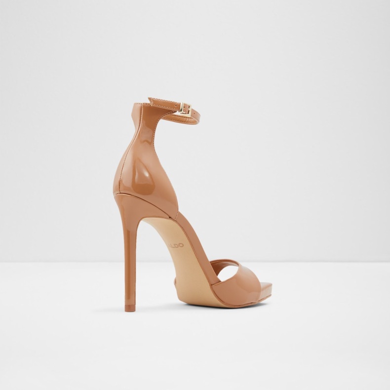 Livia Højhælede Sandal Platform Aldo Mode Cognac