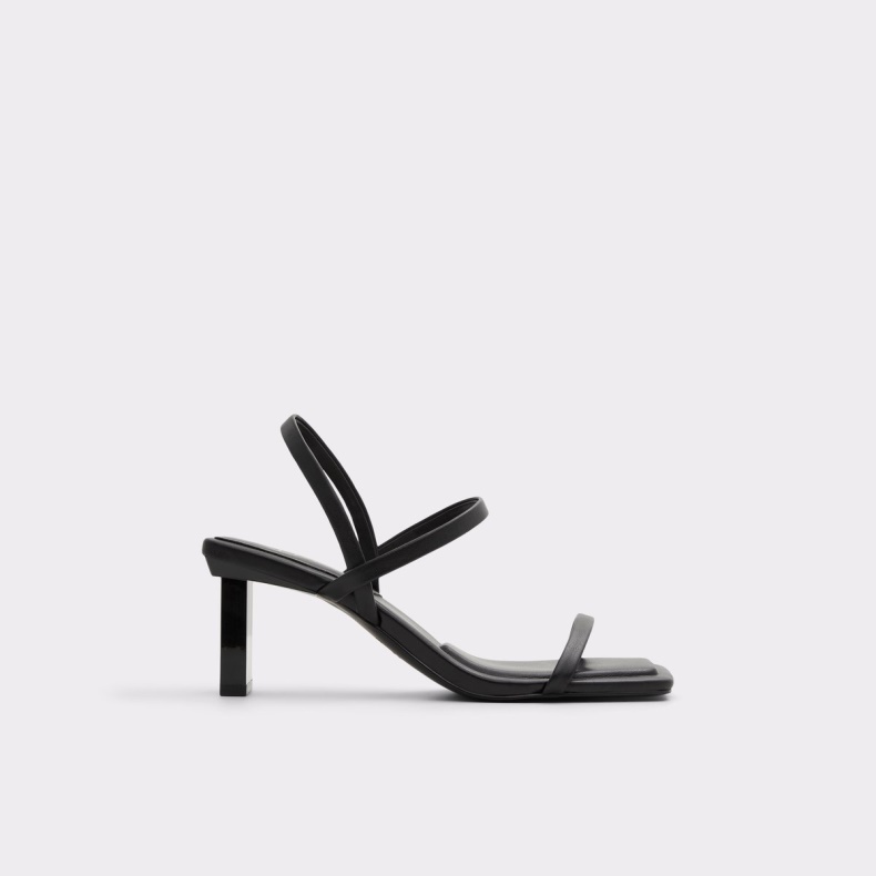 Sort Aldo Fashion Lokurr Sling Back Sandal Med Hæl