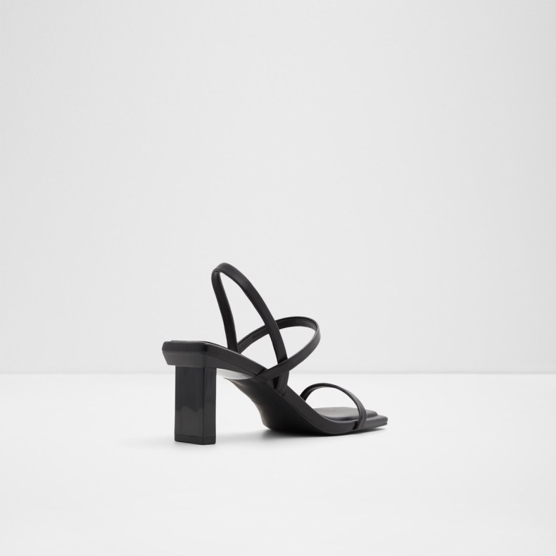 Sort Aldo Fashion Lokurr Sling Back Sandal Med Hæl