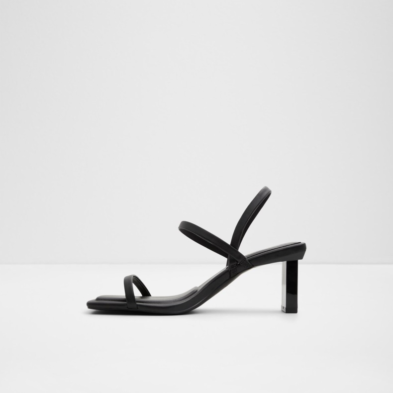 Sort Aldo Fashion Lokurr Sling Back Sandal Med Hæl