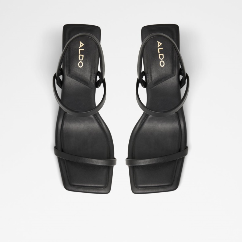 Sort Aldo Fashion Lokurr Sling Back Sandal Med Hæl