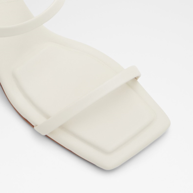 Aldo Lokurr Sling Back Sandal Med Hæle Hvid Mode