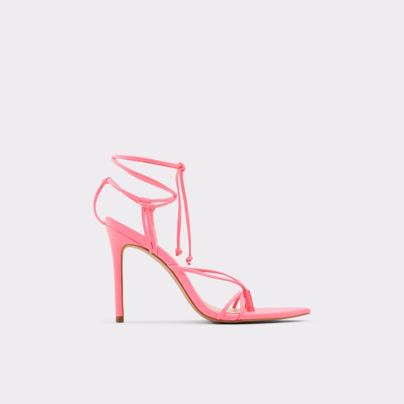 Lona Strappy Sandal Stilethæl Aldo Mode Lys Pink