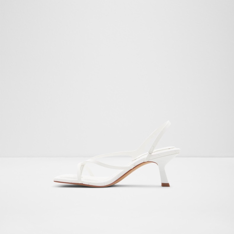 Aldo Hvid Fashion Loni Strappy Højhælet Sandal Blokhæl