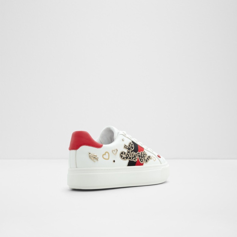 Hvid Aldo Fashion Lovealways Low Top Sneaker Cup Sål
