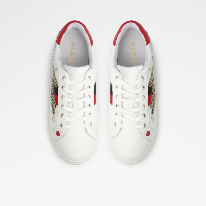 Hvid Aldo Fashion Lovealways Low Top Sneaker Cup Sål