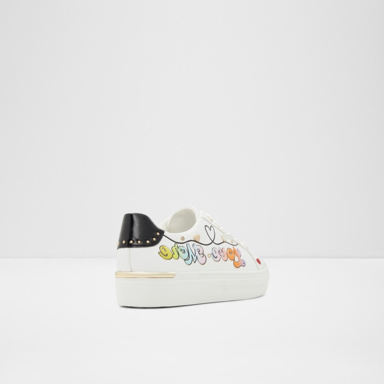 Aldo Hvid Multi Fashion Lovemore Lav Top Sneaker