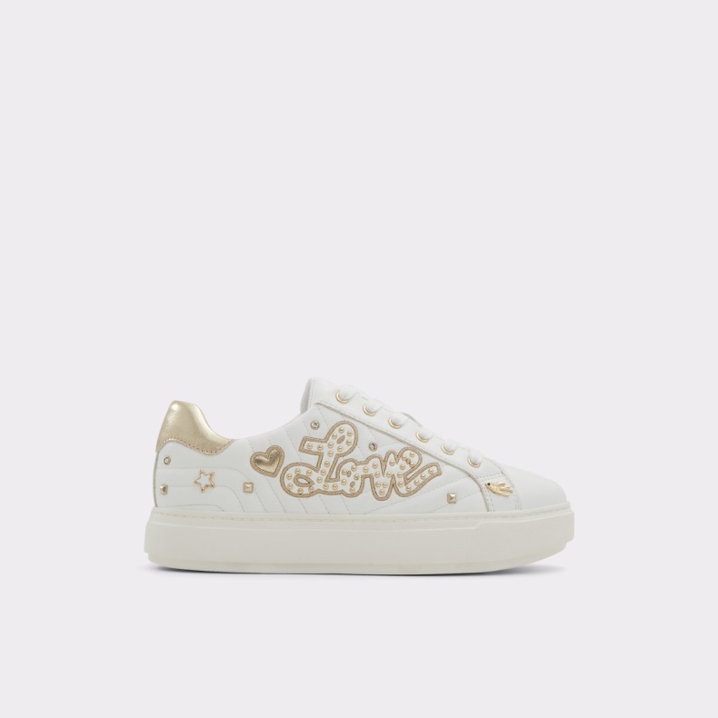 Lovenow Lav Top Sneaker Kop Sål Aldo Fashion Guld-klar Multi