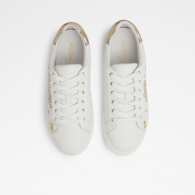 Lovenow Lav Top Sneaker Kop Sål Aldo Fashion Guld-klar Multi