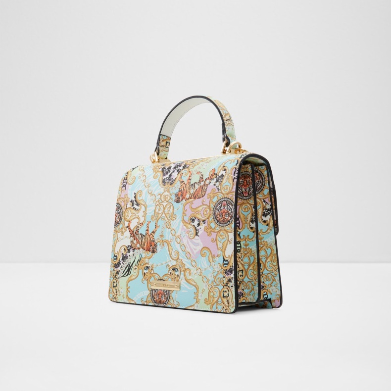 Aldo Udsolgt Luxsavane Top Håndtag Taske Pastel Multi Fashion