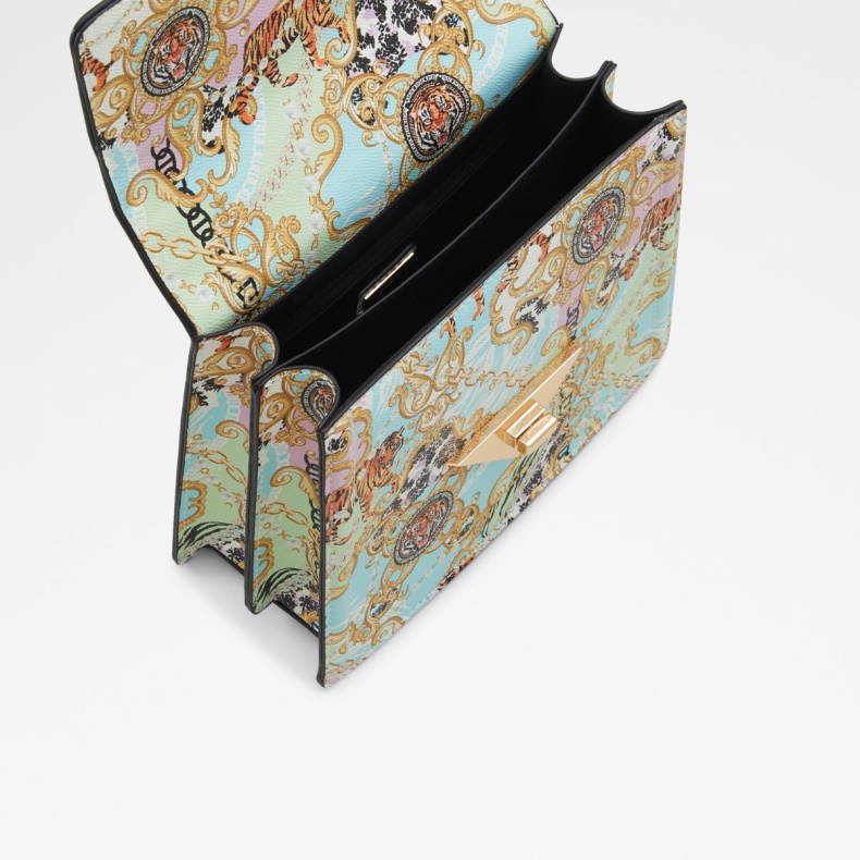 Aldo Udsolgt Luxsavane Top Håndtag Taske Pastel Multi Fashion